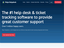 Tablet Screenshot of mojohelpdesk.com